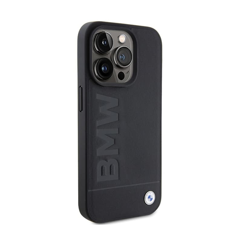 BMW Leather Hot Stamp MagSafe - Case for iPhone 15 Pro Max (Black) 4