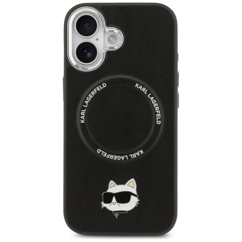 Karl Lagerfeld Choupette Pin MagSafe - Case iPhone 17 (black) 3