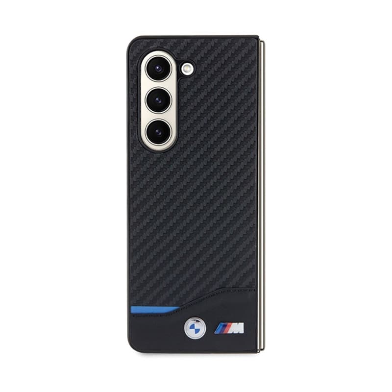 BMW Leather Carbon - Case for Samsung Galaxy Z Fold 5 (Black) 2