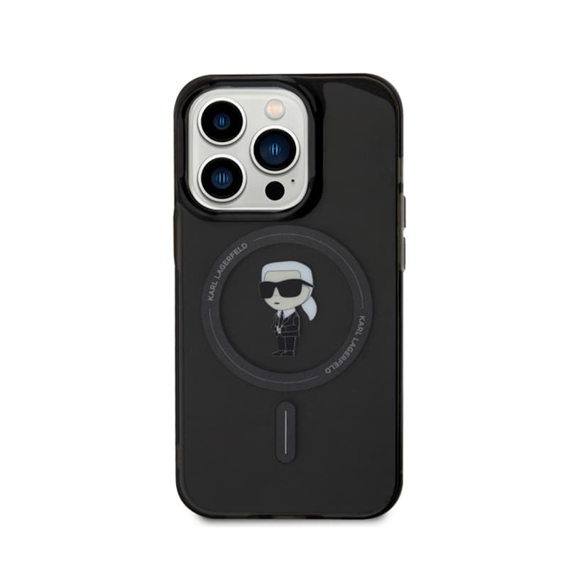 Karl Lagerfeld IML Ikonik MagSafe - Case for iPhone 15 Pro (Black) 3