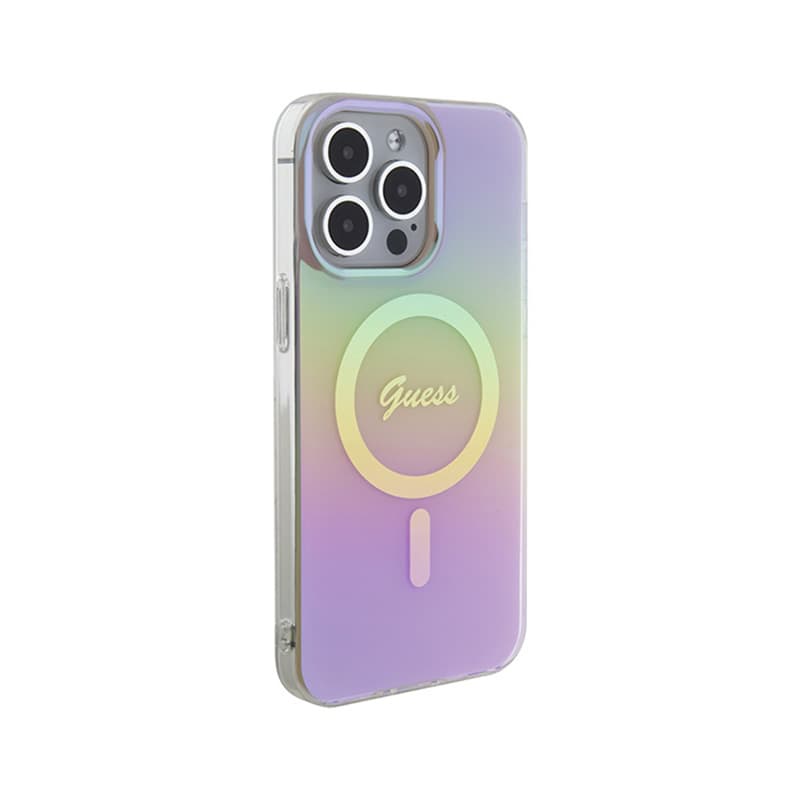 Guess IML Iridescent MagSafe - iPhone 15 Pro Max Case (pink) 4