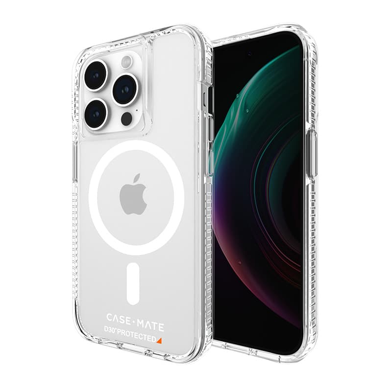 Case-Mate Ultra Tough plus D3O MagSafe - iPhone 15 Pro Case (Clear) 4