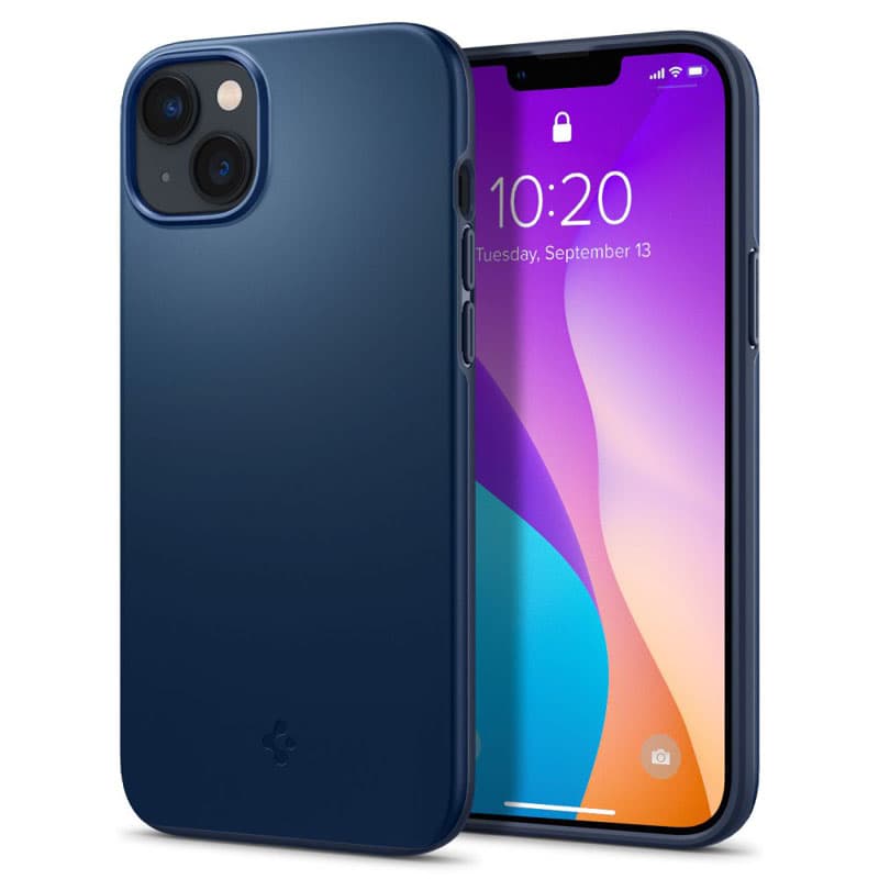 Spigen Thin Fit - Case for iPhone 15 Plus / iPhone 14 Plus (Navy Blue) 1