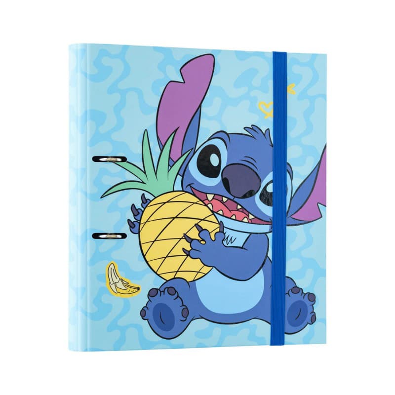 Disney Stitch - A4 binder from the Tropical collection (2 rings, elastic band) 1