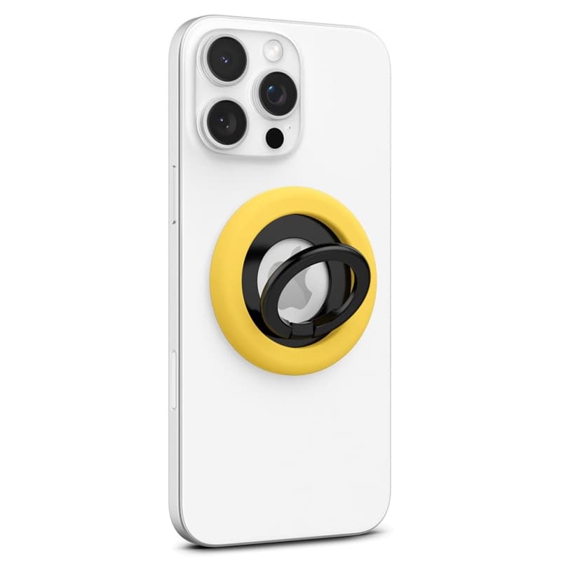 Spigen Nano Pop MagSafe Phone Ring - Finger holder with stand function (Mango Yellow) 4