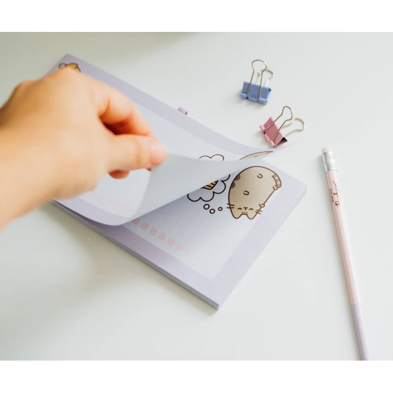 Pusheen - Notebook with fridge magnet + pencil from the Moments collection 6
