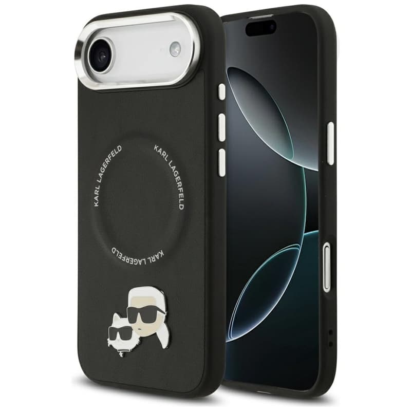 Karl Lagerfeld Karl & Choupette Pins MagSafe - Case iPhone Air (black)