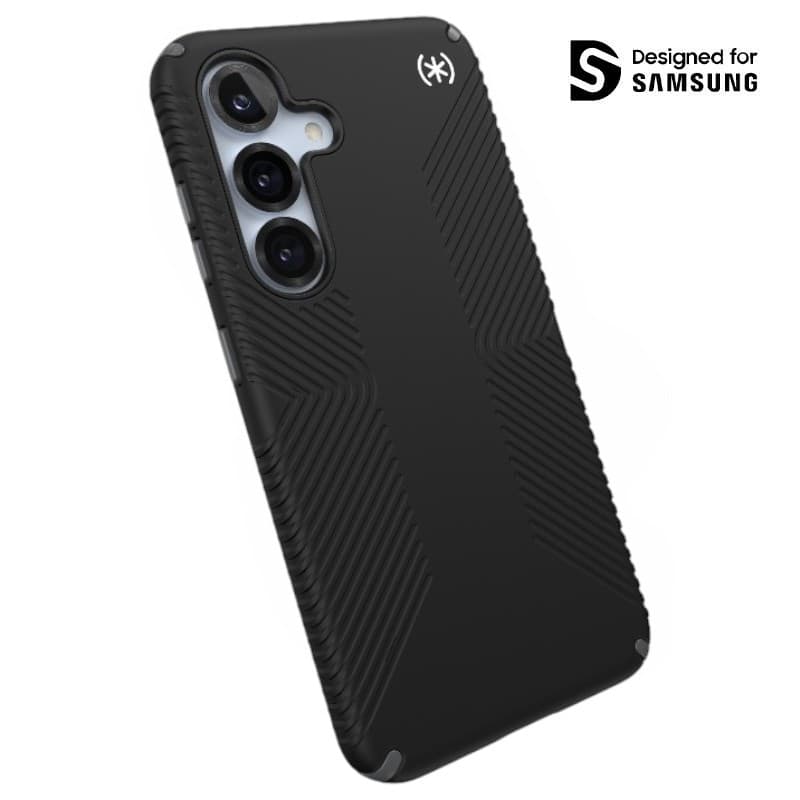 Speck Presidio2 Grip Magnet - Samsung Galaxy S25 / 24 MagSafe Case (Black/Slate Gray/White) 1