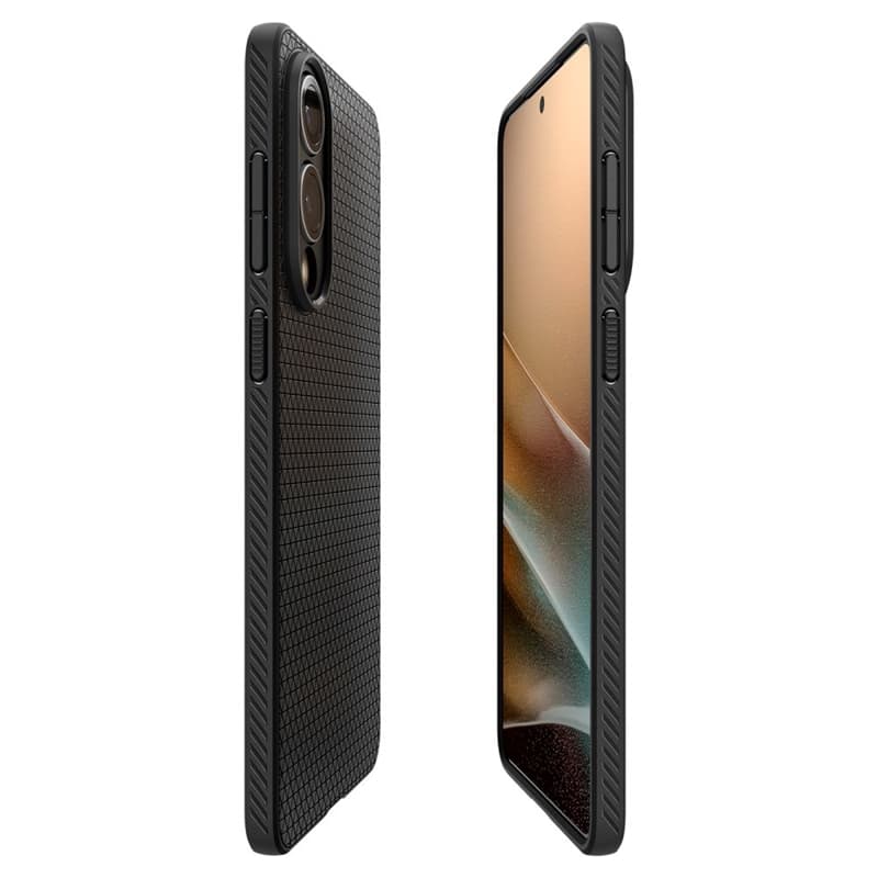 Spigen Liquid Air - Case for Samsung Galaxy S25 Edge (Matte Black) 8