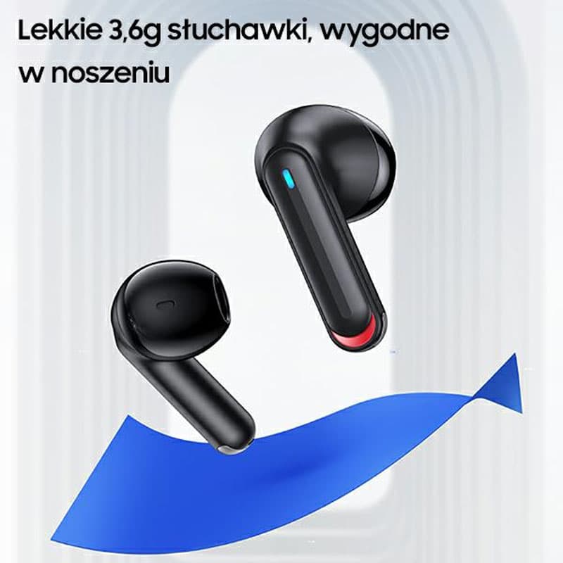USAMS NX10 Series - Bluetooth 5.2 TWS headphones + charging case (Black) 8