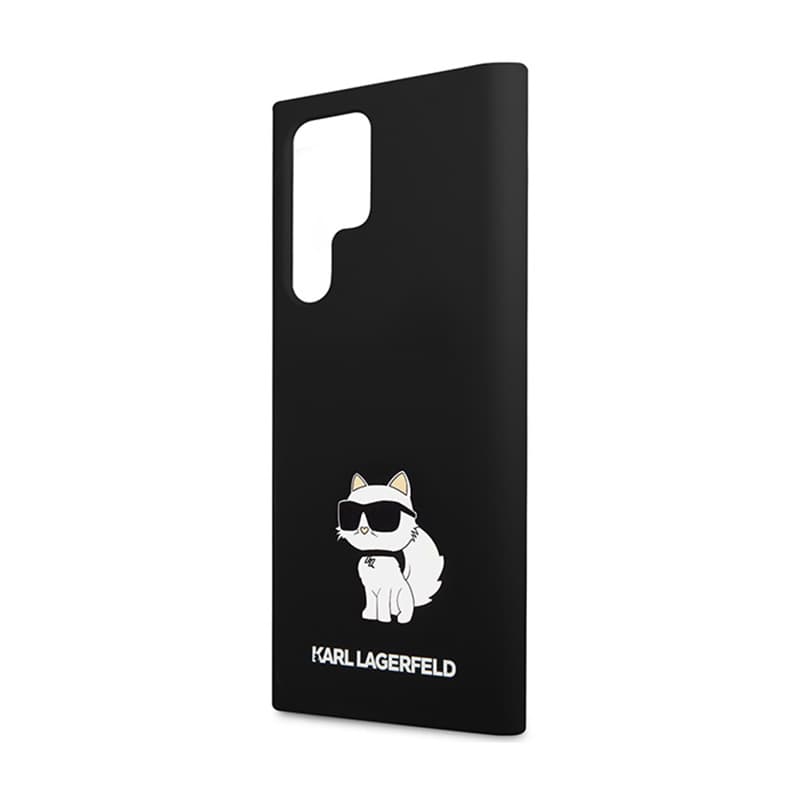 Karl Lagerfeld Silicone Choupette - Case for Samsung Galaxy S24 Ultra (Black) 6