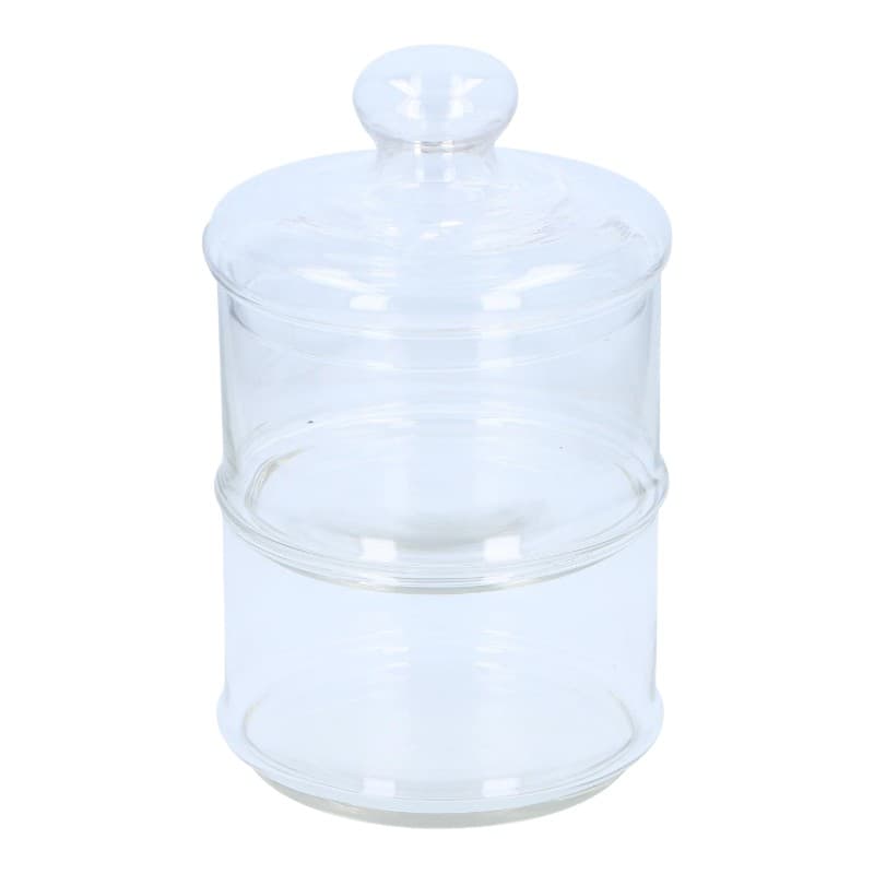 Alpina - Glass container / jar for sweets, 2 levels, 16x28 cm 4
