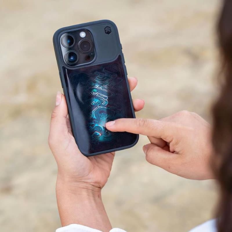 STM Reveal Warm MagSafe - Case for iPhone 15 Pro Max (Black Realm) 3
