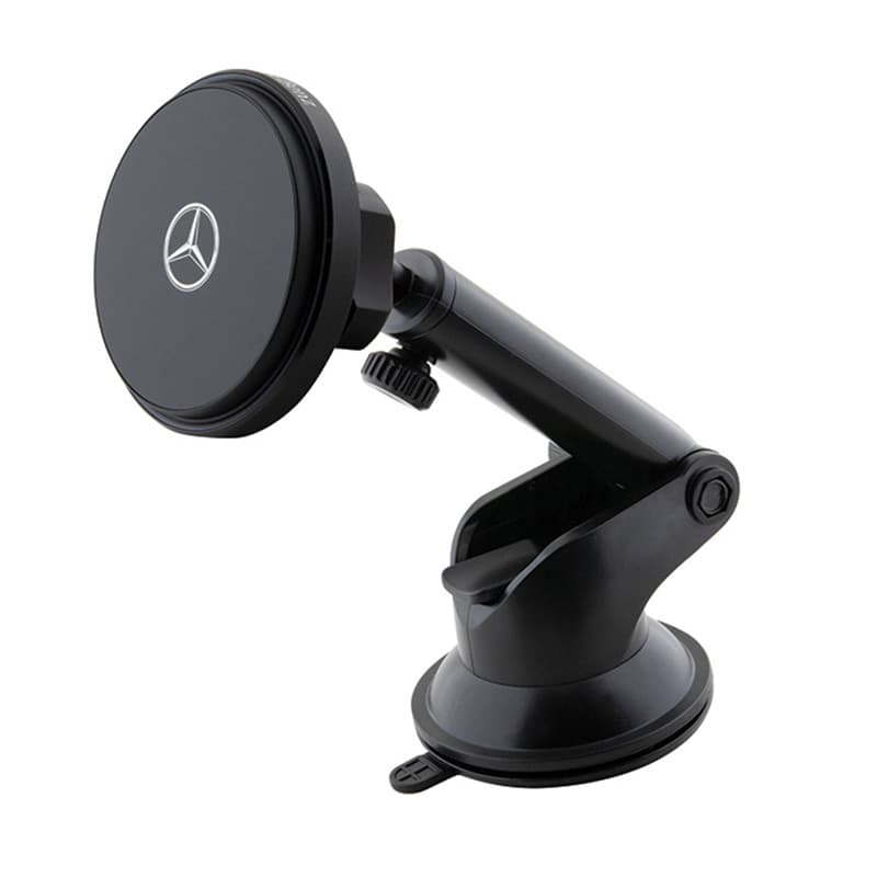 Mercedes Silver Star MagSafe - Magnetic car mount with 15W wireless charging (black) 3