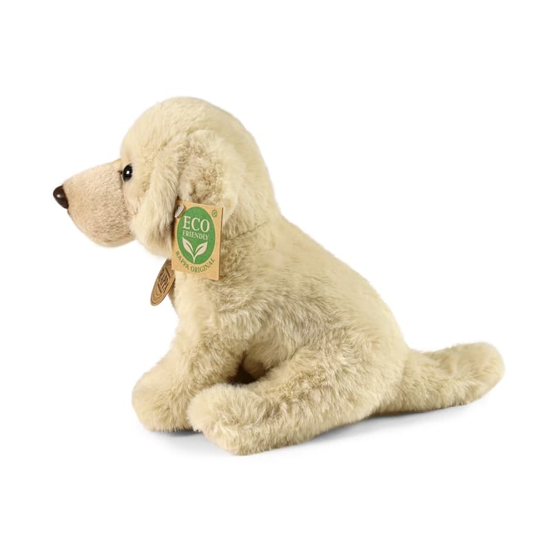 Rappa - Plush Realistic Sitting Labrador Retriever Dog 23 cm Eco-Friendly Soft Collection 3