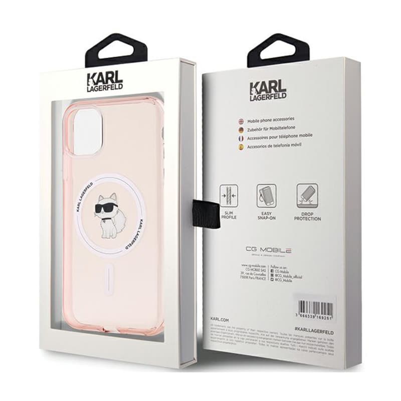 Karl Lagerfeld IML Choupette MagSafe - Case for iPhone 11 (Pink) 8