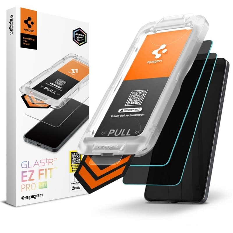 Spigen Glas.tR EZ Fit Pro AC HD Privacy 2-Pack - Tempered Privacy Glass Samsung Galaxy S26 (2 pcs)