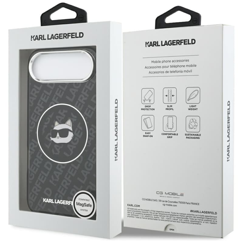 Karl Lagerfeld IML Choupette Head Logo MagSafe - Case iPhone Air (black) 8
