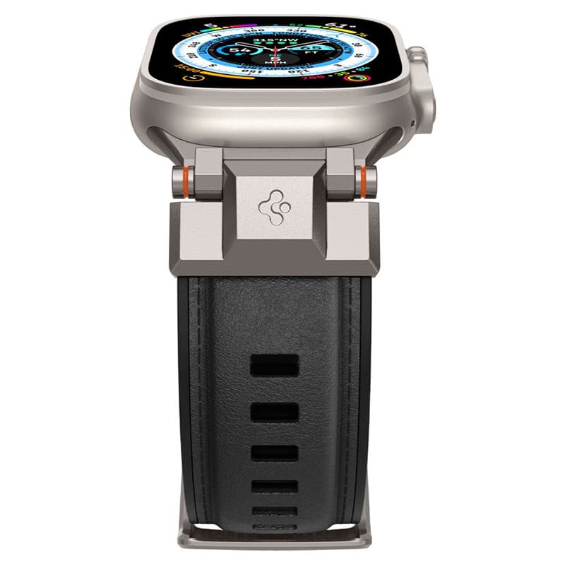 Spigen DuraPro Armor PU - Strap for Apple Watch 42/44/45/49 mm (Black) 8