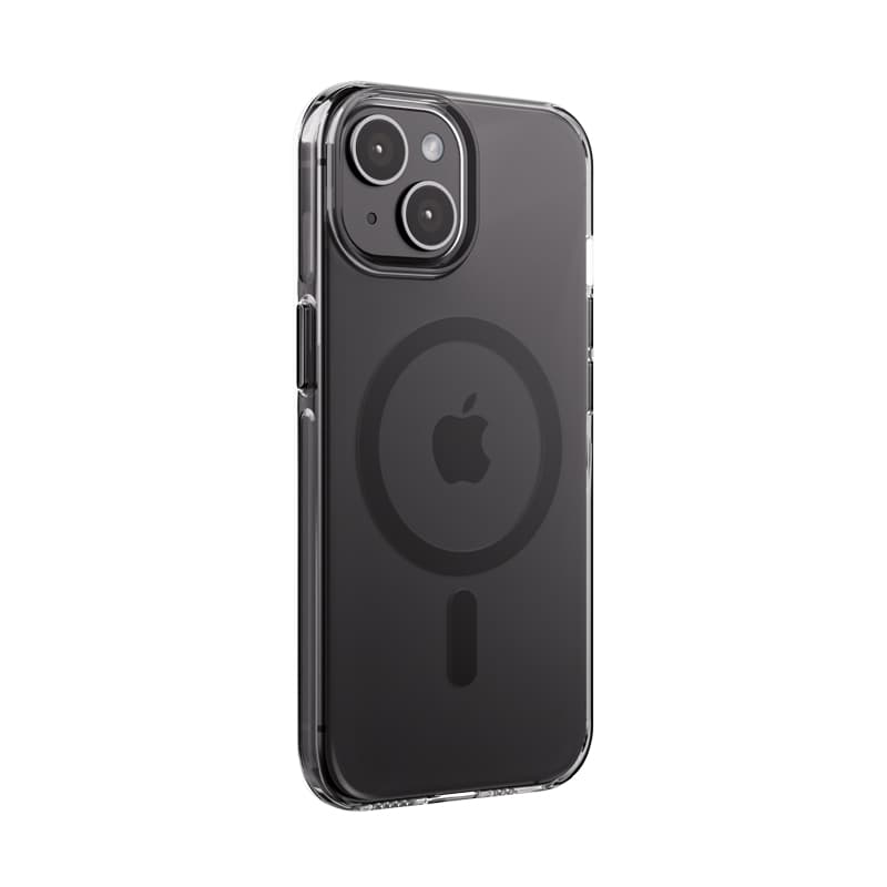 Crong Clear MAG Pro - iPhone 15 MagSafe Case (Black) 4