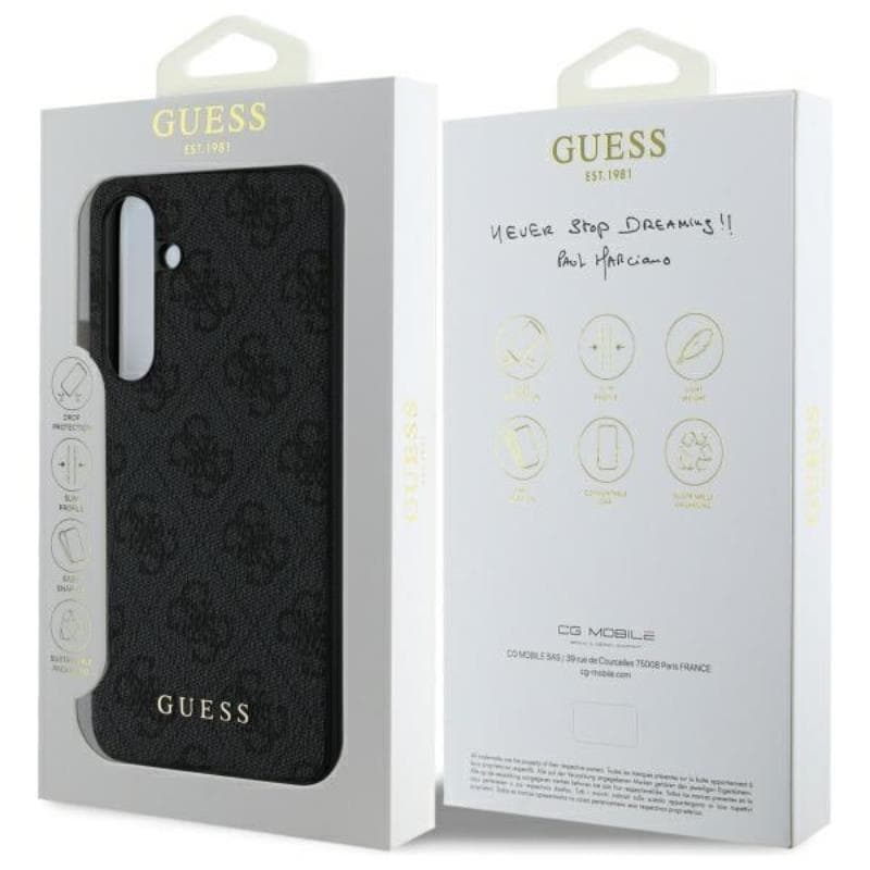 Guess 4G Charms Collection - Case for Samsung Galaxy S24 FE (gray) 8