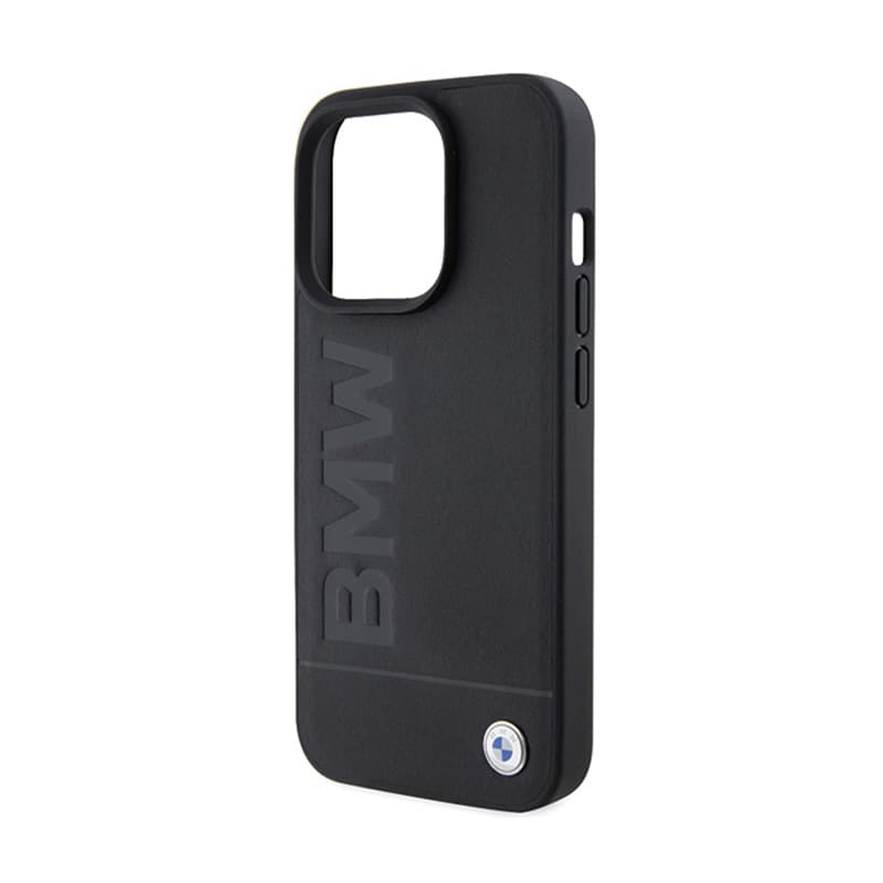 BMW Leather Hot Stamp MagSafe - Case for iPhone 15 Pro Max (Black) 6