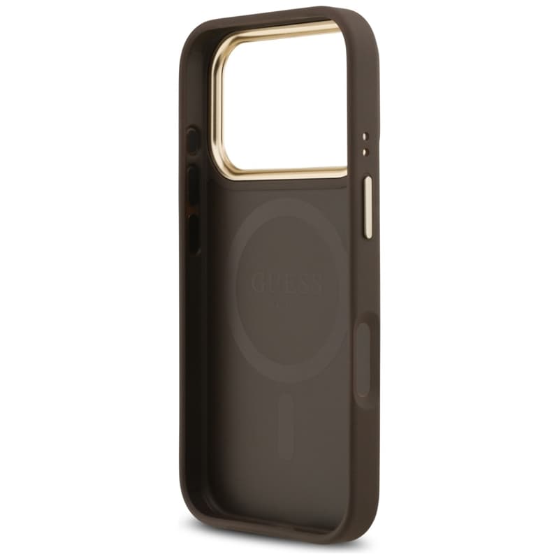 Guess 4G Strass Logo MagSafe - Case iPhone 17 Pro (Brown) 7