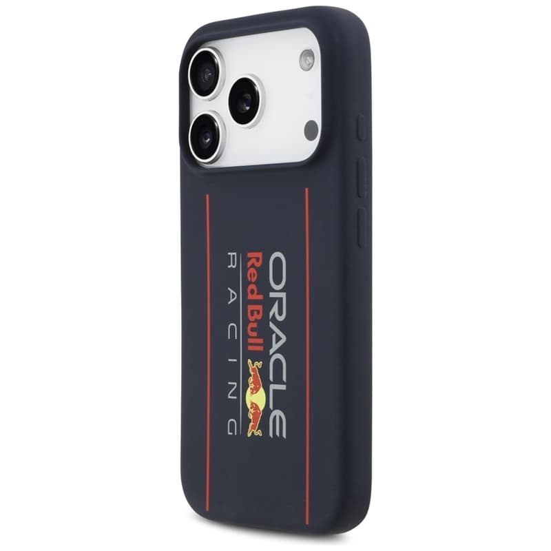 Red Bull Silicone Oversize Vertical Logo MagSafe - iPhone 17 Pro Case (Navy Blue) 2