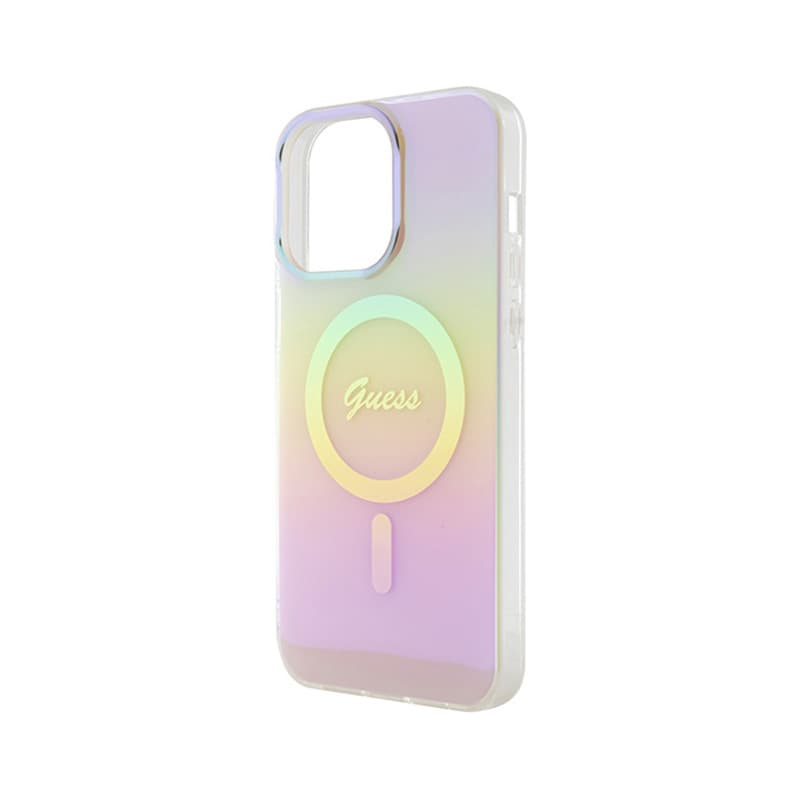 Guess IML Iridescent MagSafe - iPhone 15 Pro Max Case (pink) 6
