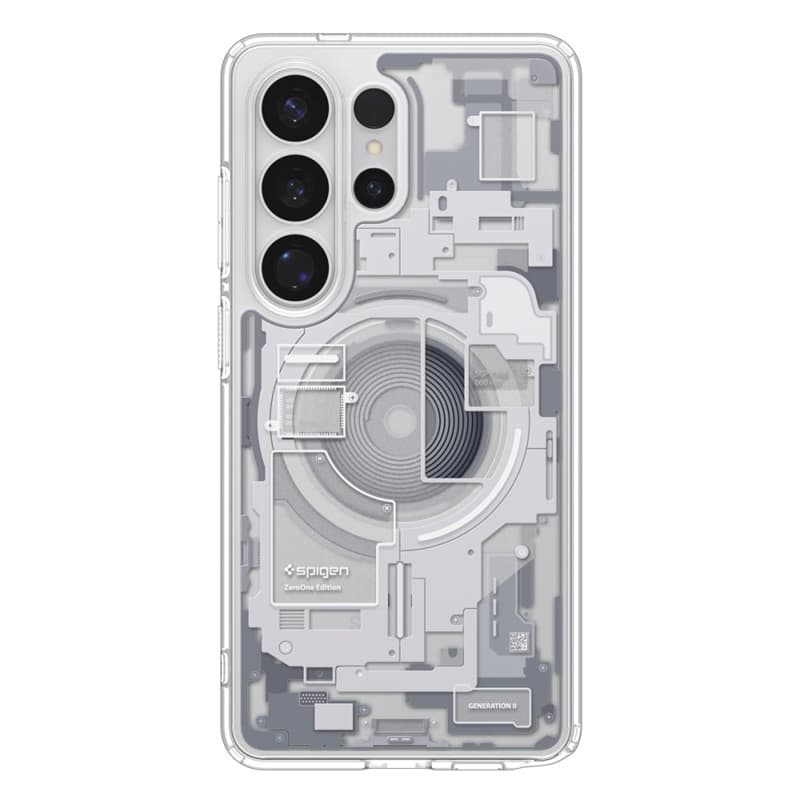 Spigen Ultra Hybrid Mag MagSafe - Case for Samsung Galaxy S26 Ultra (Zero One White) 3