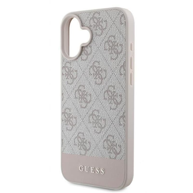 Guess 4G Bottom Stripe - Case for iPhone 16 Plus (pink) 6