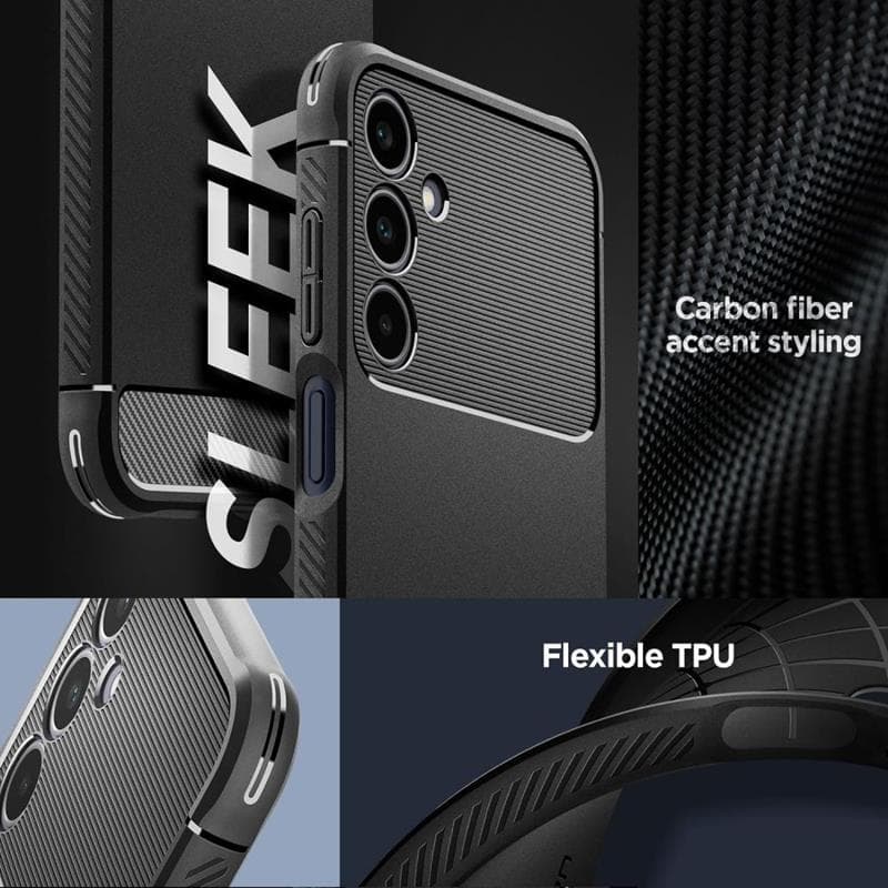 Spigen Rugged Armor - Case for Samsung Galaxy A25 5G (Black) 6