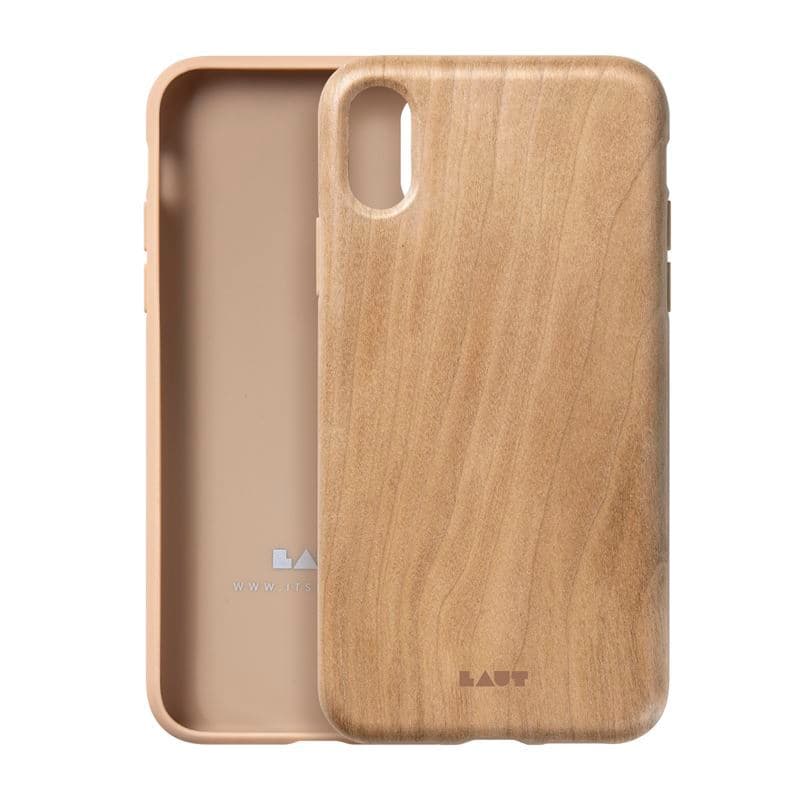 Laut PINNACLE - Case for iPhone XR with natural wood (Cherry Wood) 6