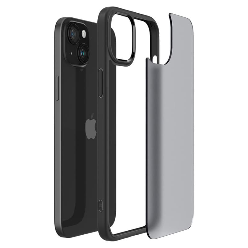 Spigen Ultra Hybrid - Case for iPhone 15 (Frost Black) 8