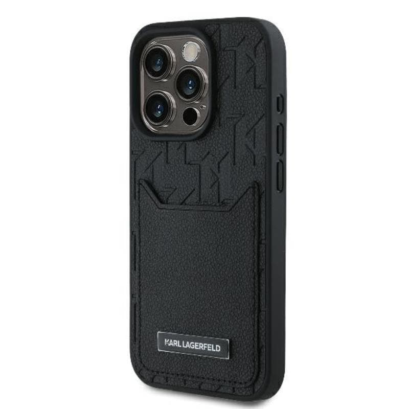 Karl Lagerfeld Cardslots Monogram - Case for iPhone 16 Pro Max (black) 2