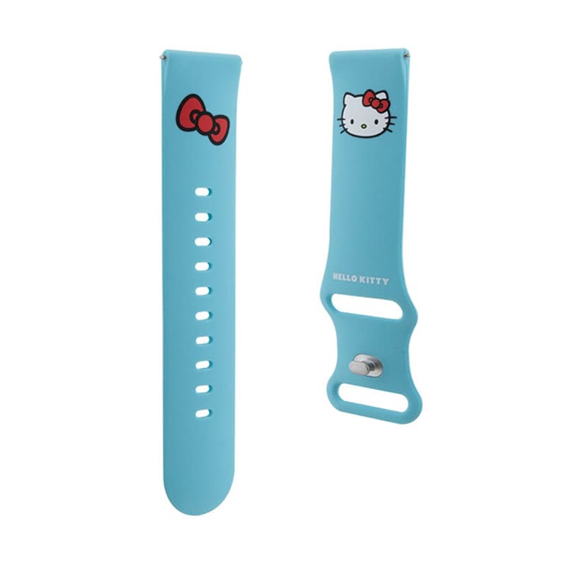 Hello Kitty Silicone Kitty Head - Universal strap for smartwatch 22 mm (blue) 3