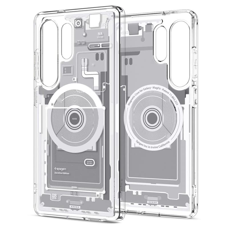 Spigen Ultra Hybrid Mag MagSafe - Case for Samsung Galaxy S25 Ultra (Zero One White) 2