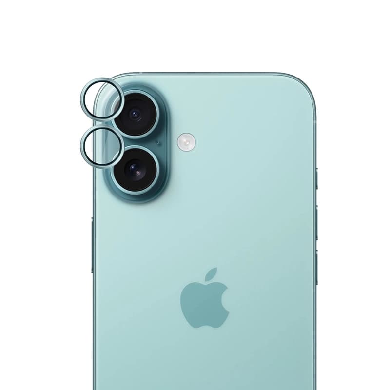 3mk HARDY Lens Protection Pro - Camera Lens Glass for iPhone 17 (Light Green) 2
