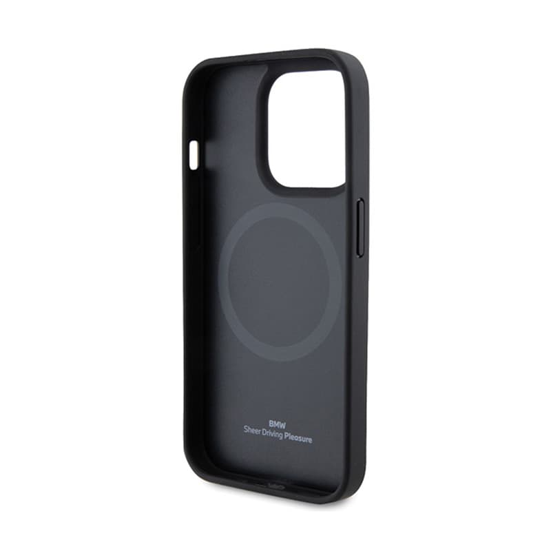 BMW Leather Hot Stamp MagSafe - Case for iPhone 15 Pro Max (Black) 7