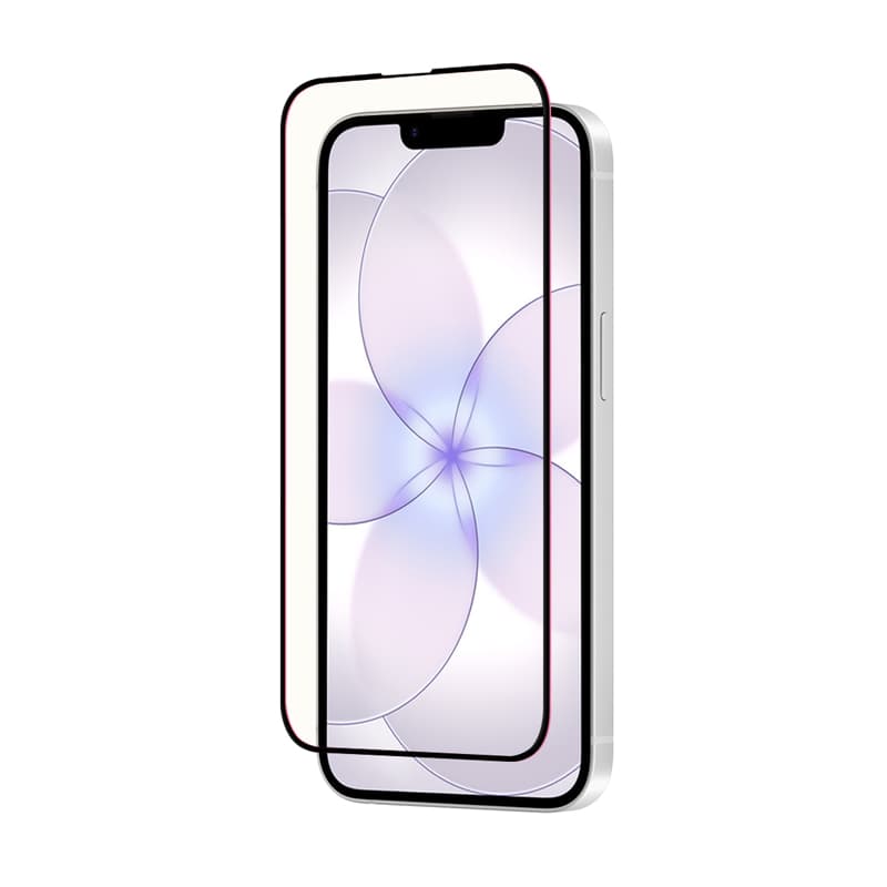 Crong OptiRed Glass - Tempered glass with blue light filter iPhone 17e 2