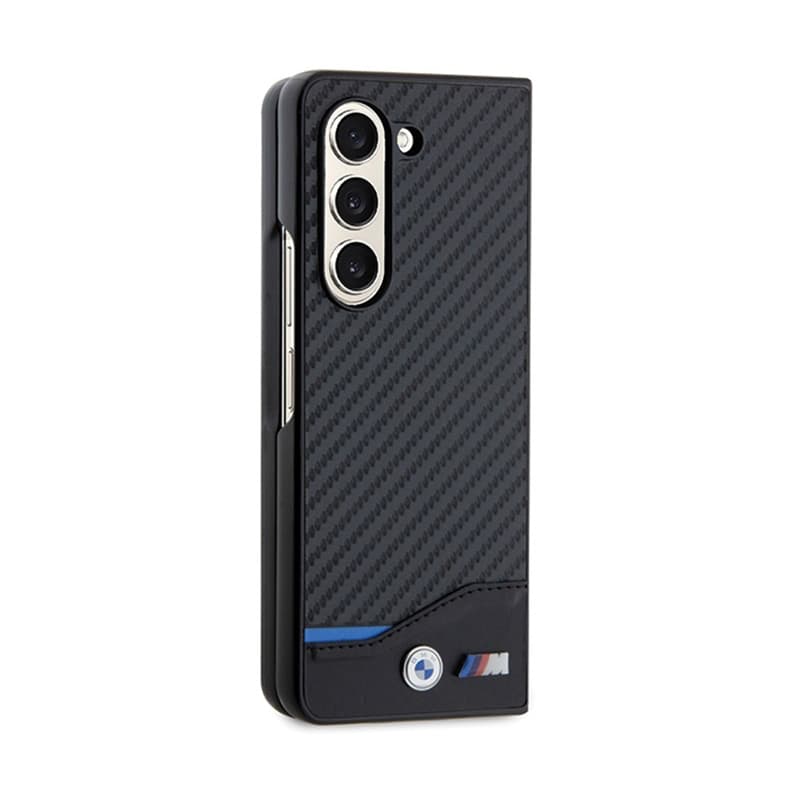 BMW Leather Carbon - Case for Samsung Galaxy Z Fold 5 (Black) 5