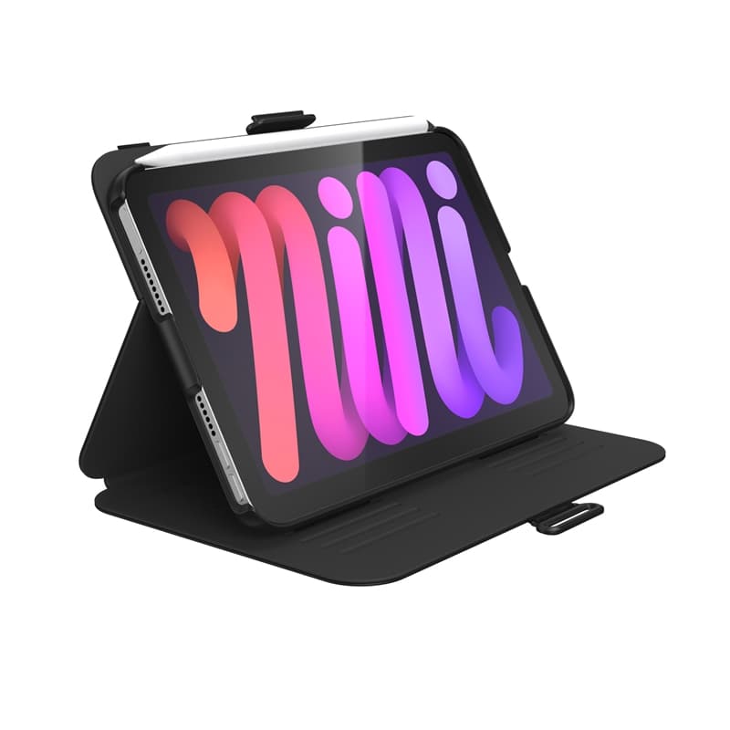 Speck Balance Folio - Case for iPad mini 7 (2024) / mini 6 (2021) with MICROBAN Coating (Black) 2