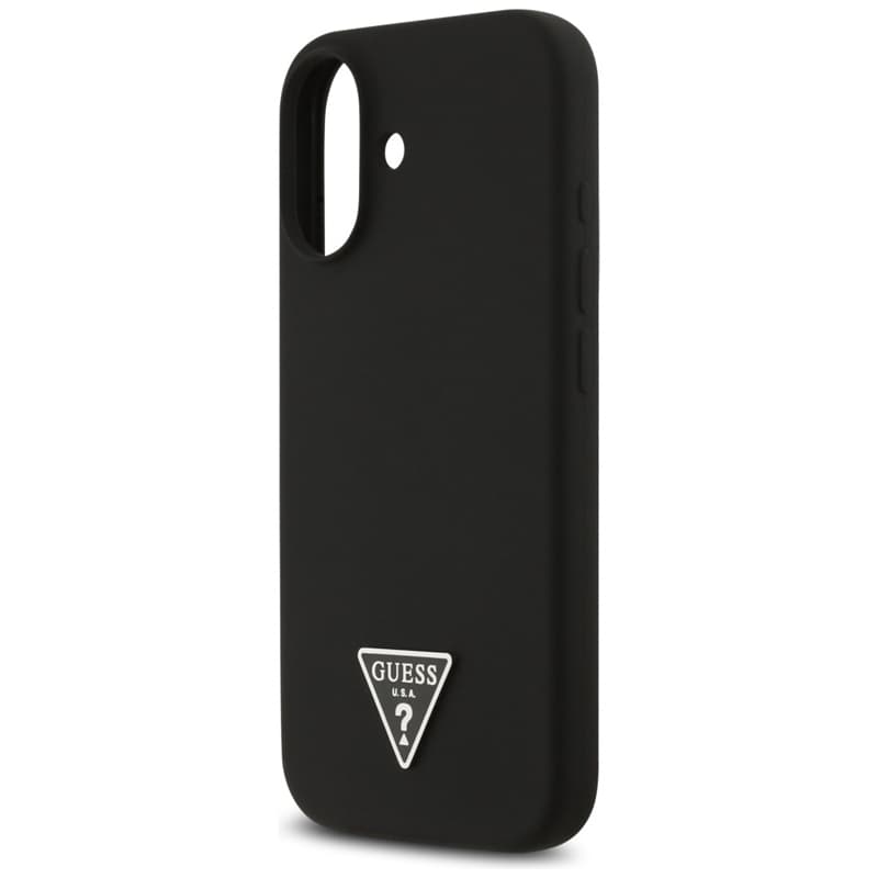Guess Silicone Triangle Logo MagSafe - Case iPhone 17 (black) 6