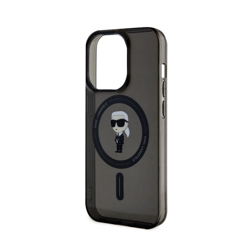 Karl Lagerfeld IML Ikonik MagSafe - Case for iPhone 15 Pro (Black) 6
