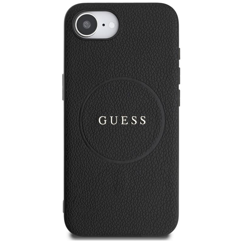 Guess Grained Ring MagSafe - Case for iPhone 16e (black) 3