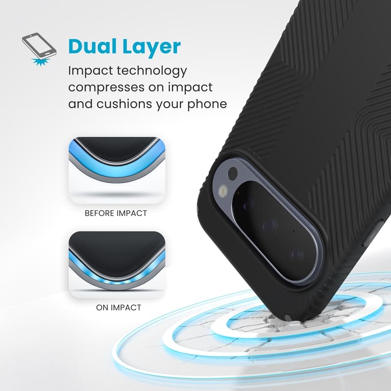 Speck Presidio2 Grip Magnet - Case Google Pixel 10 Pro XL (Black/Slate Grey) 2