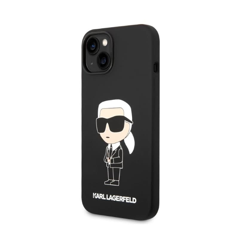 Karl Lagerfeld Silicone NFT Ikonik - Case for iPhone 14 Plus (Black) 2