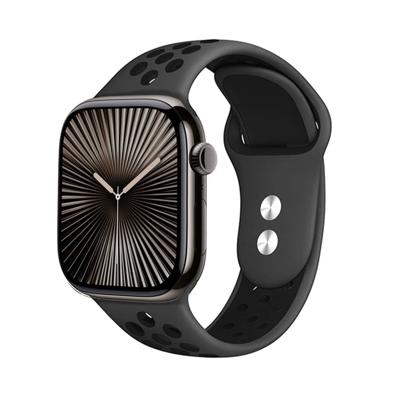 Crong Duo Sport - Apple Watch Band 44/45/46/49 mm (Gray/Black) 1