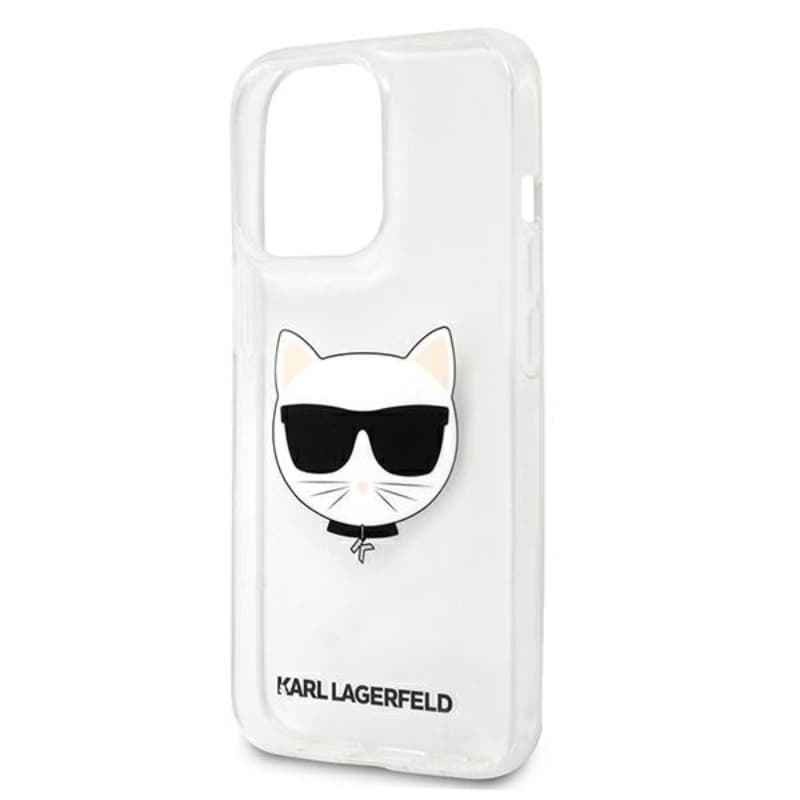 Karl Lagerfeld Choupette Head - Case for iPhone 13 Pro Max (Transparent) 6