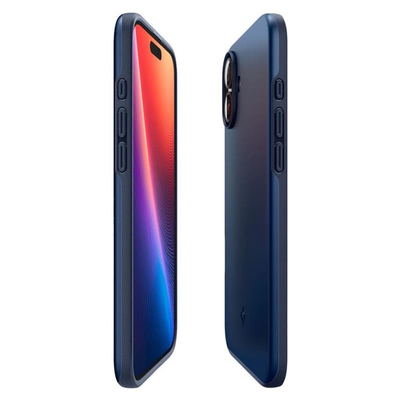 Spigen Thin Fit Mag MagSafe - Case for iPhone 16 (Navy Blue) 8